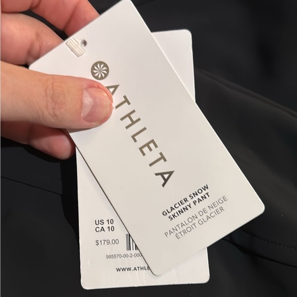 ATHLETA Glacier Snow Skinny Pant II // Black #985570 - Picture 6 of 16